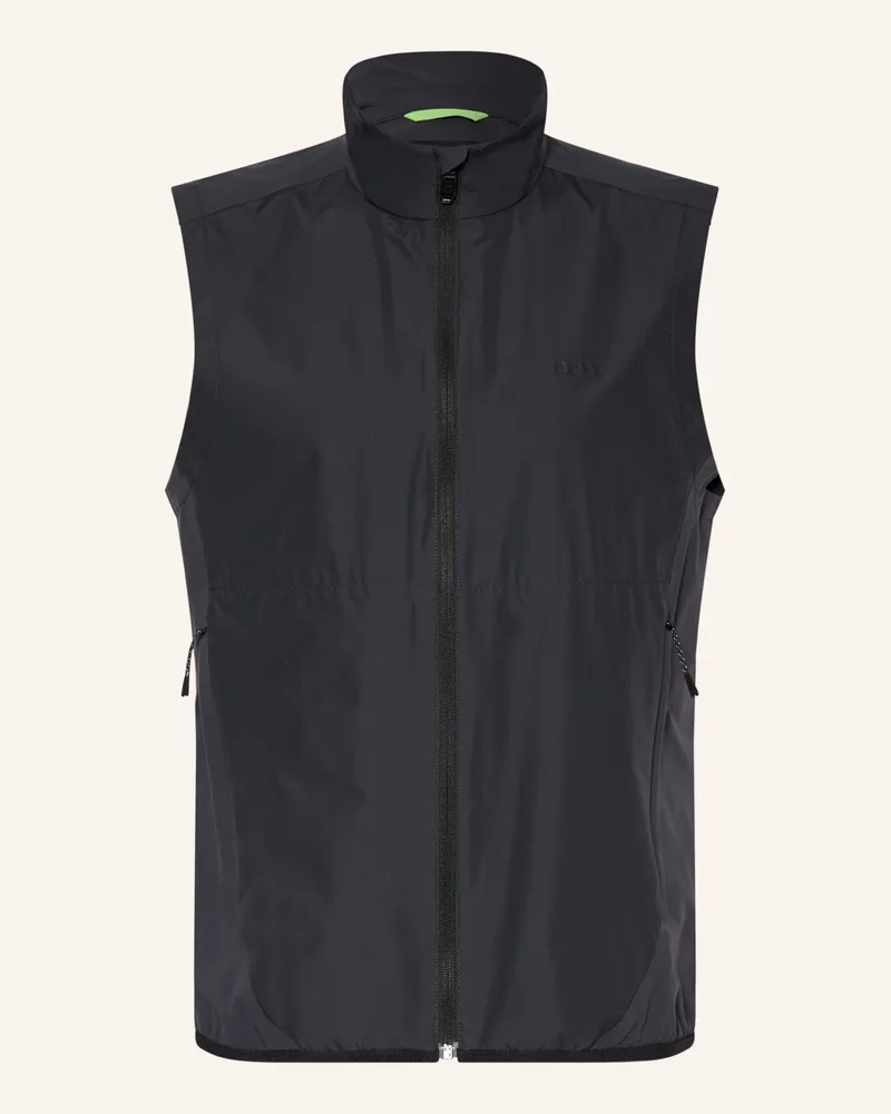 HUGO BOSS Funktionsweste blau Dunkelblau