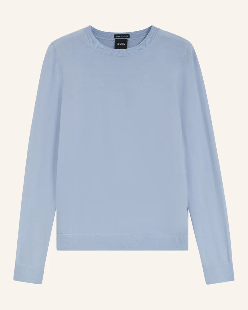 HUGO BOSS Sweater Ferpina Slim Fit lila Lila