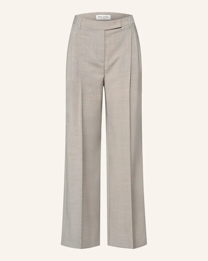 Marc O'Polo Marlenehose beige Grau