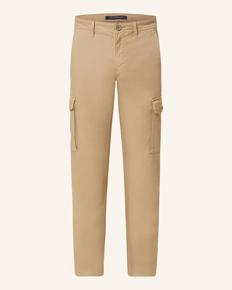 Strokesman's Cargohose CAVALERY Slim Fit Beige