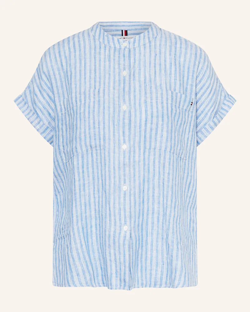 Tommy Hilfiger Leinenbluse Hellblau