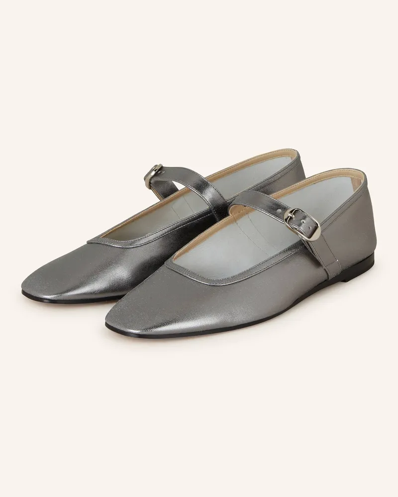 Le Monde Béryl Mary-Jane-Ballerinas Silber