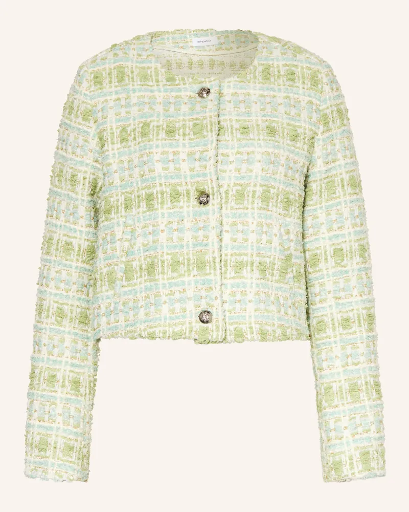 Darling Harbour Bouclé-Jacke Grün