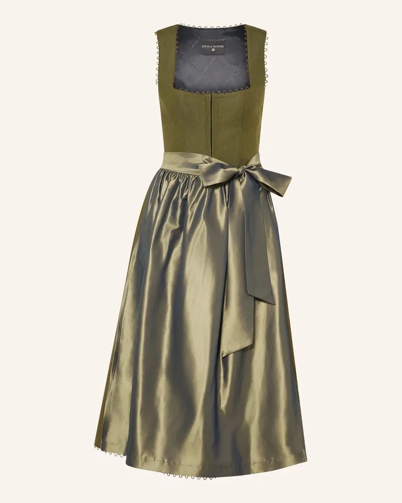 KINGA MATHE Dirndl München Mit Leinen gruen Grün