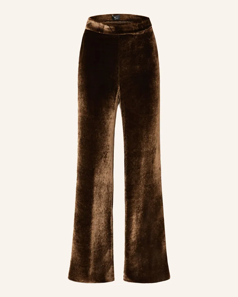 Etro Samthose Dunkelbraun