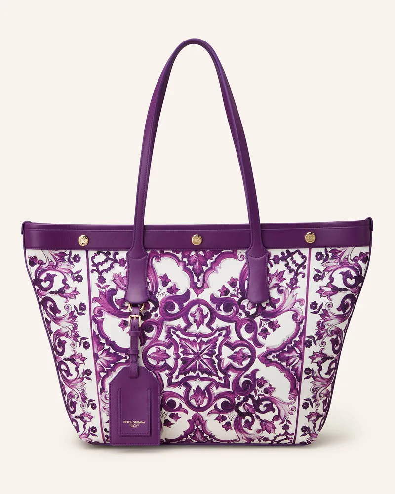 Dolce & Gabbana Shopper ATENE mit Pouch Weiss