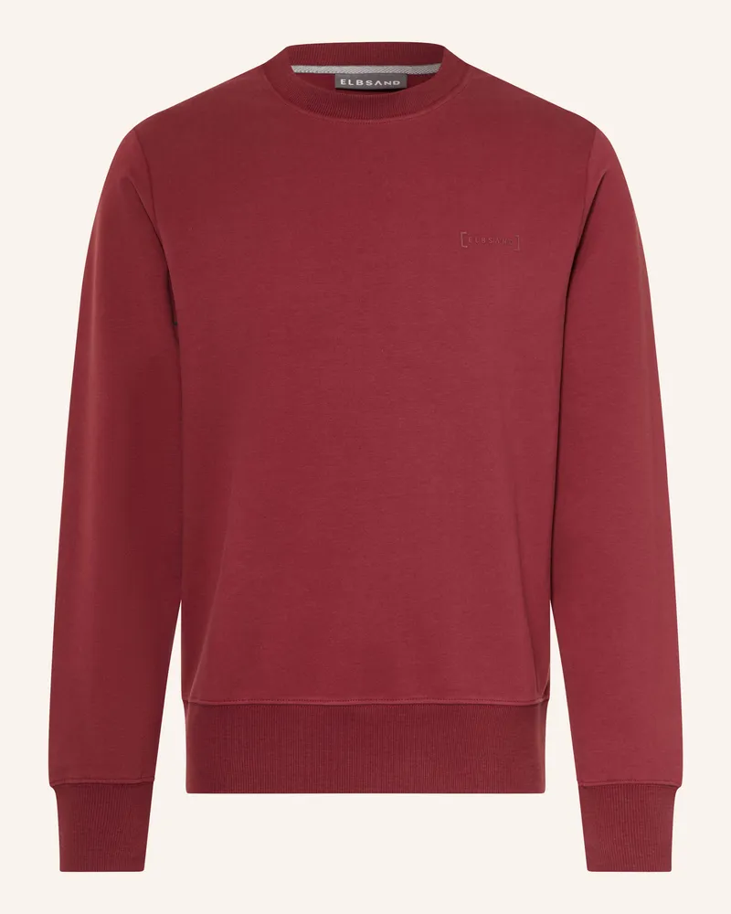 ELBSAND Sweatshirt Jannik rot Dunkelrot