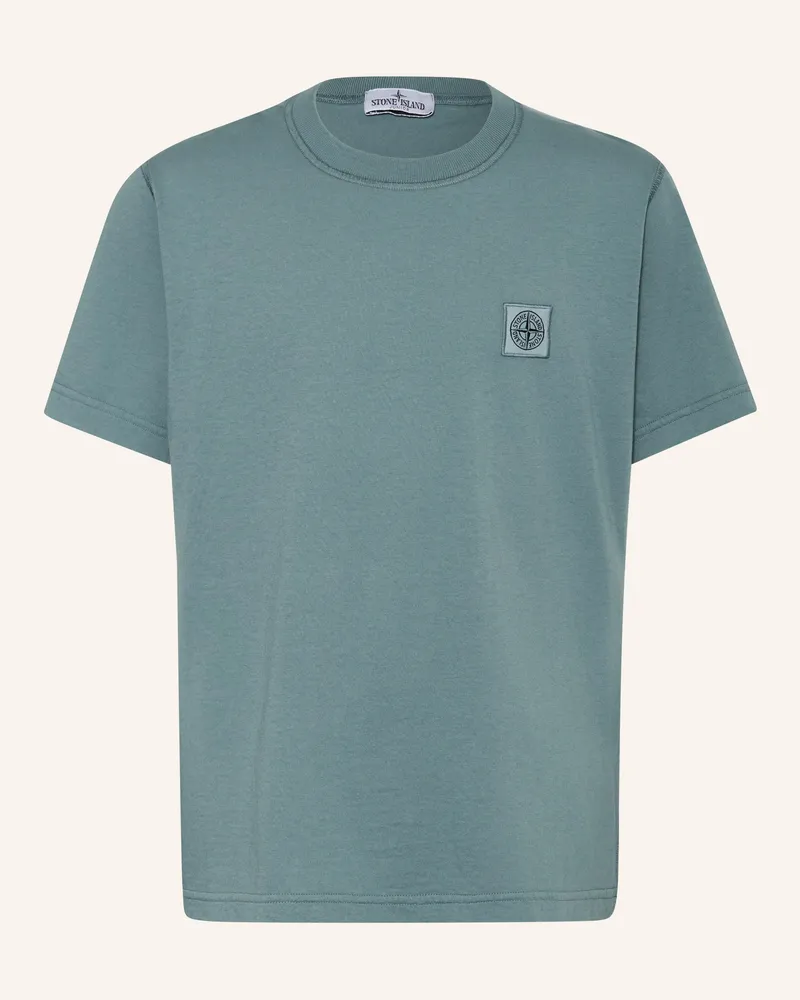 Stone Island T-Shirt blau Petrol