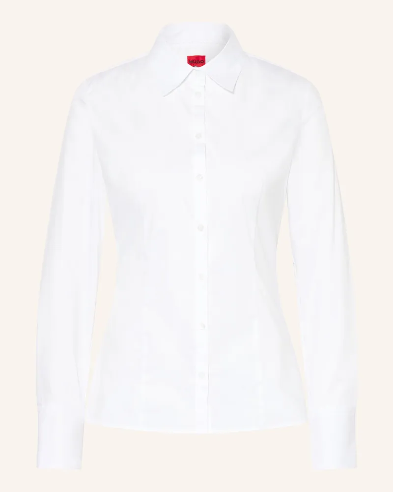 HUGO BOSS Hemdbluse The Fitted Shirt weiss Weiss