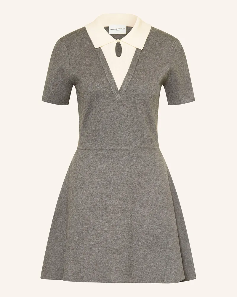 Claudie Pierlot Strickkleid Grau