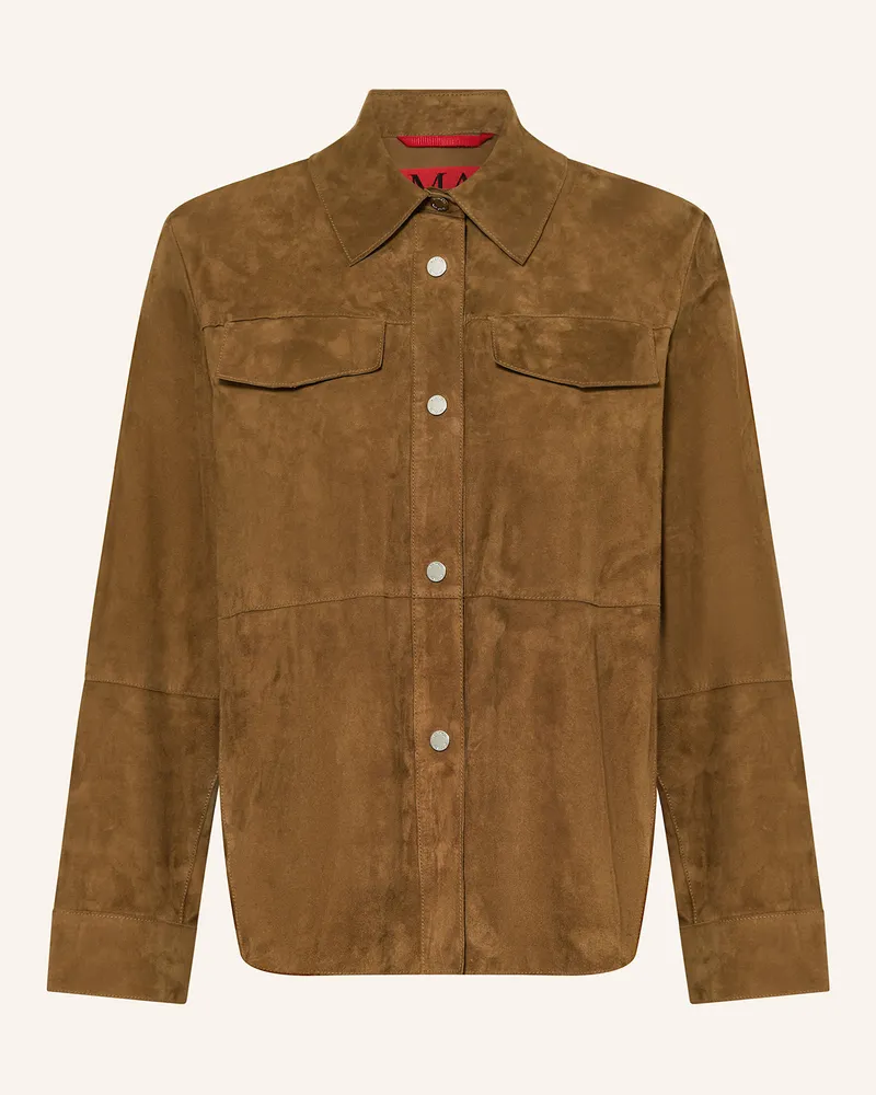 MAX&Co. Lederblazer STALLO Khaki