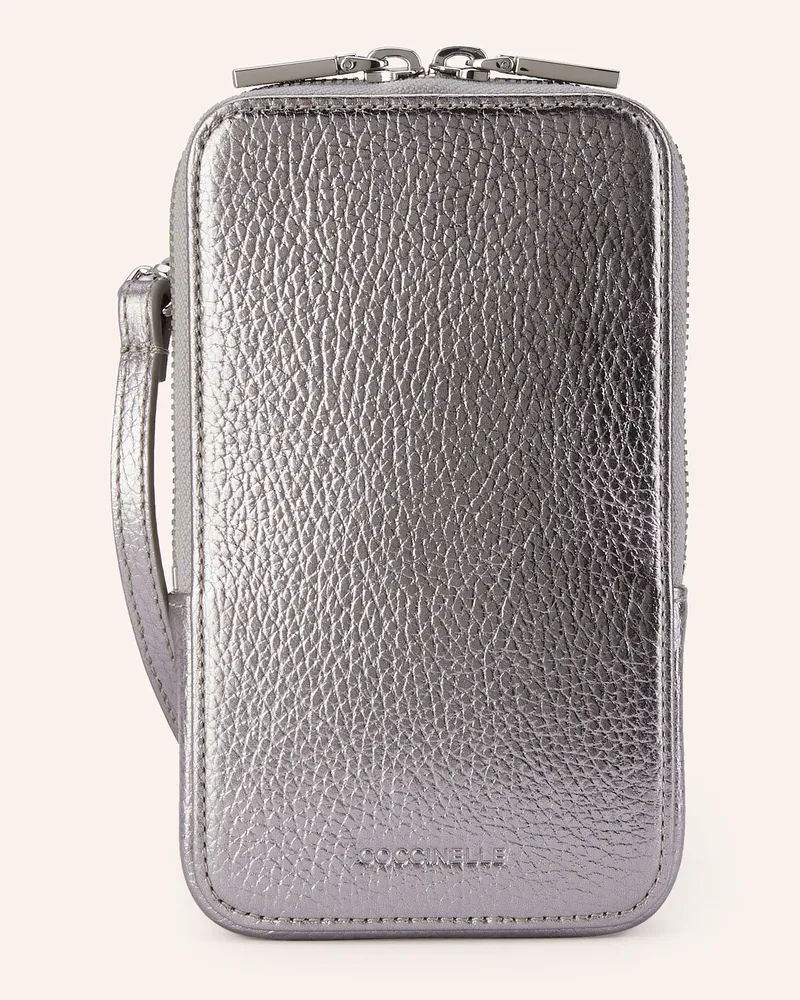 Coccinelle Smartphone-Tasche FLOR Silber