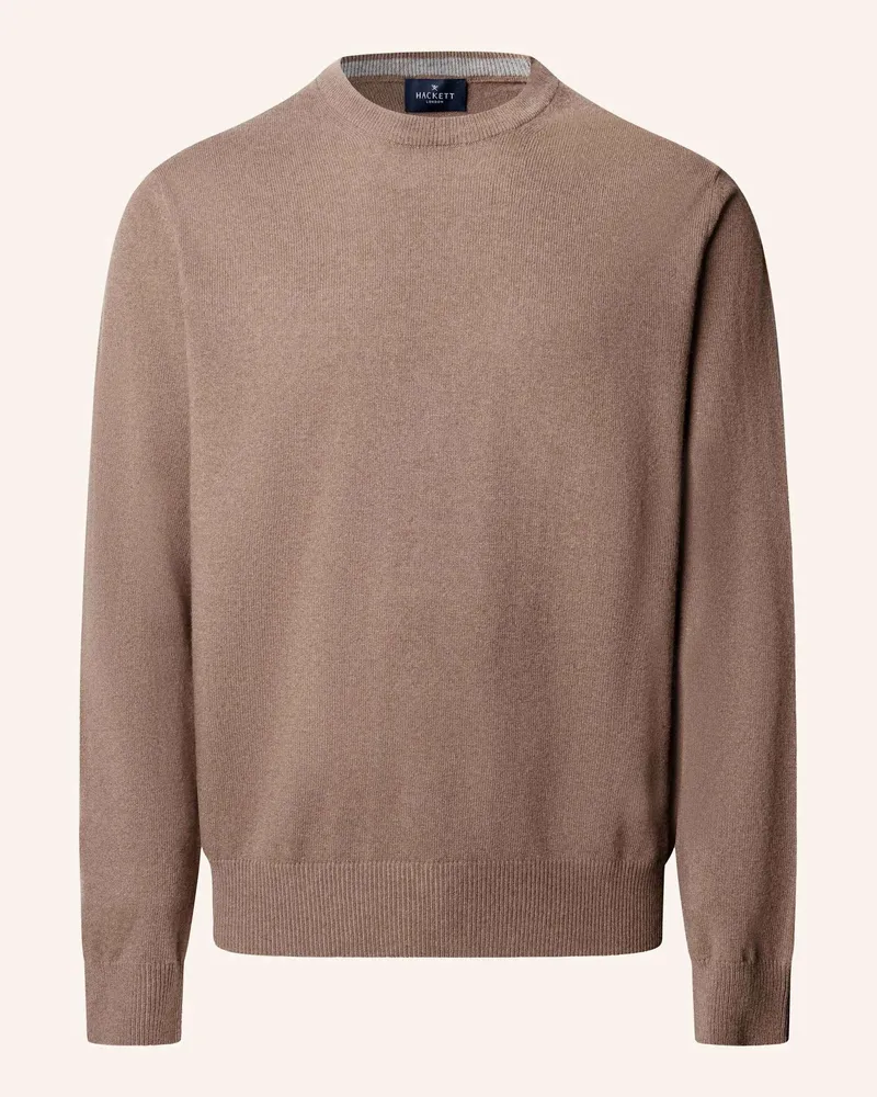 Hackett Pullover Merino Cash Mix Crew beige Beige