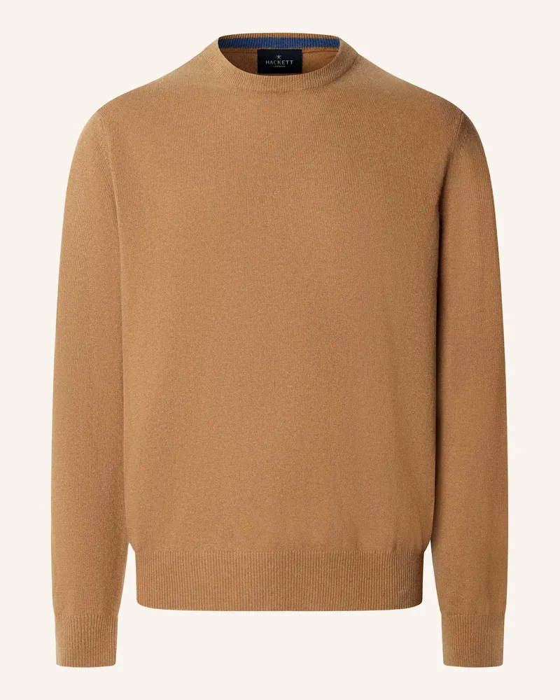 Hackett Pullover Merino Cash Mix Crew beige Beige