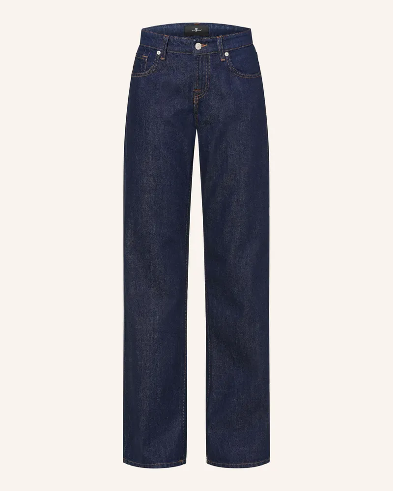7 for all mankind Straight Jeans Low Straight blau 1nx