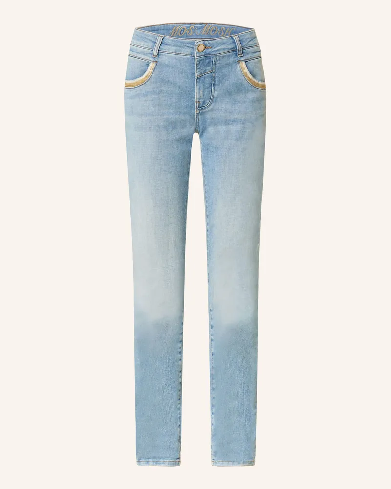 Mos Mosh Straight Jeans MMNAOMI mit Paillettenbesatz 406