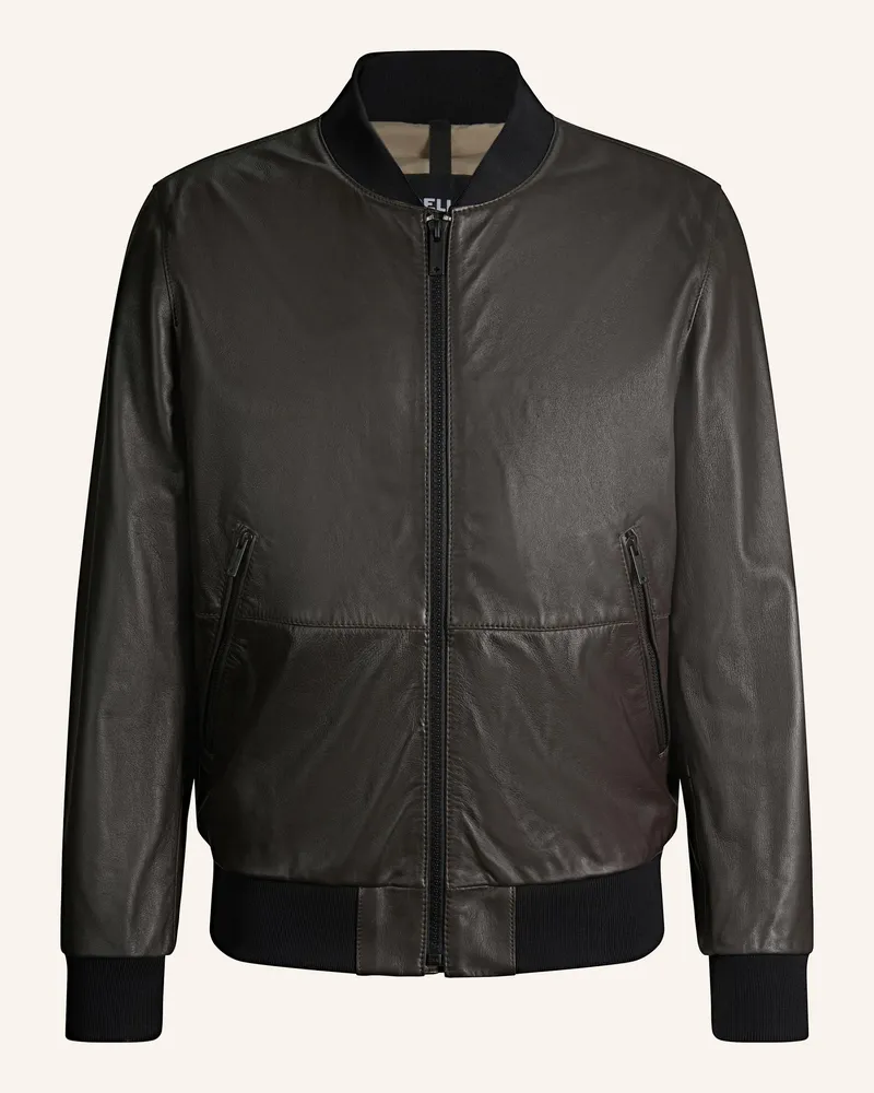 Strellson Lederjacke braun Dunkelbraun