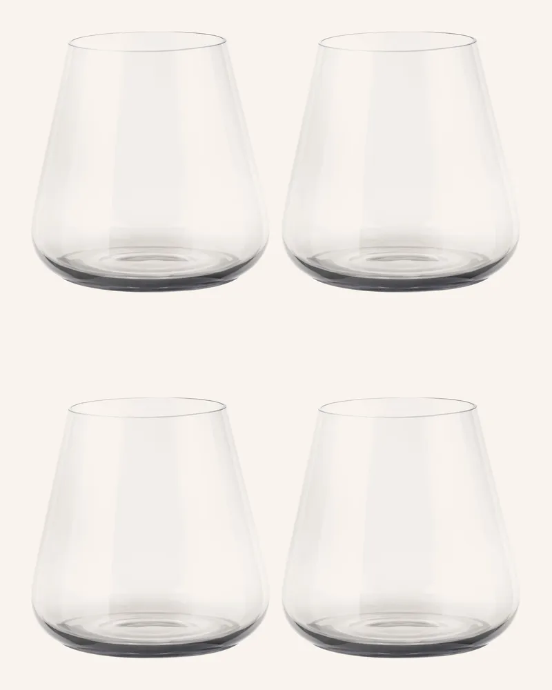 Blomus 4er-Set Trinkgläser Belo transparent Weiss