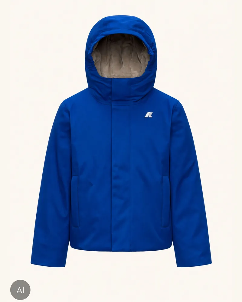 K-Way Funktionsjacke P. Jacko Twill Marmotta blau Blau
