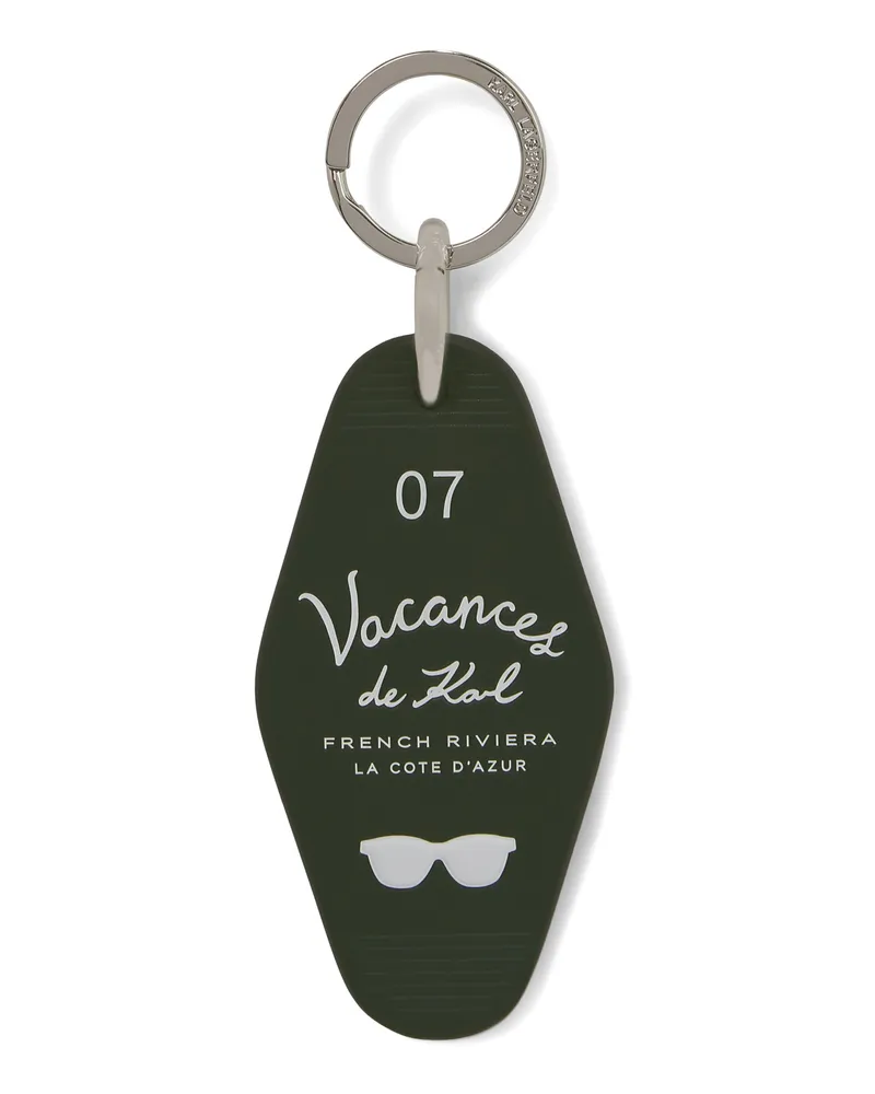 Karl Lagerfeld Schlüsselanhänger gruen Dunkelgrün