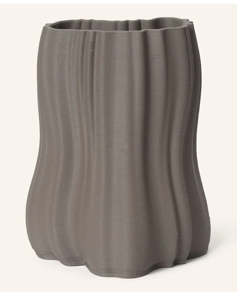 ferm LIVING Vase MOIRE Grau