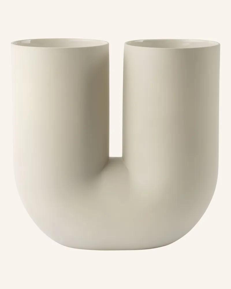 Muuto Vase Kink beige Creme