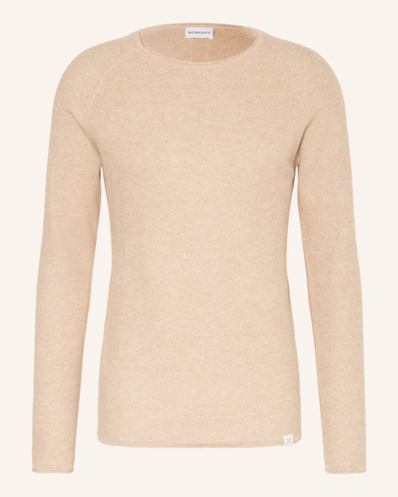 Nowadays Pullover beige Hellbraun