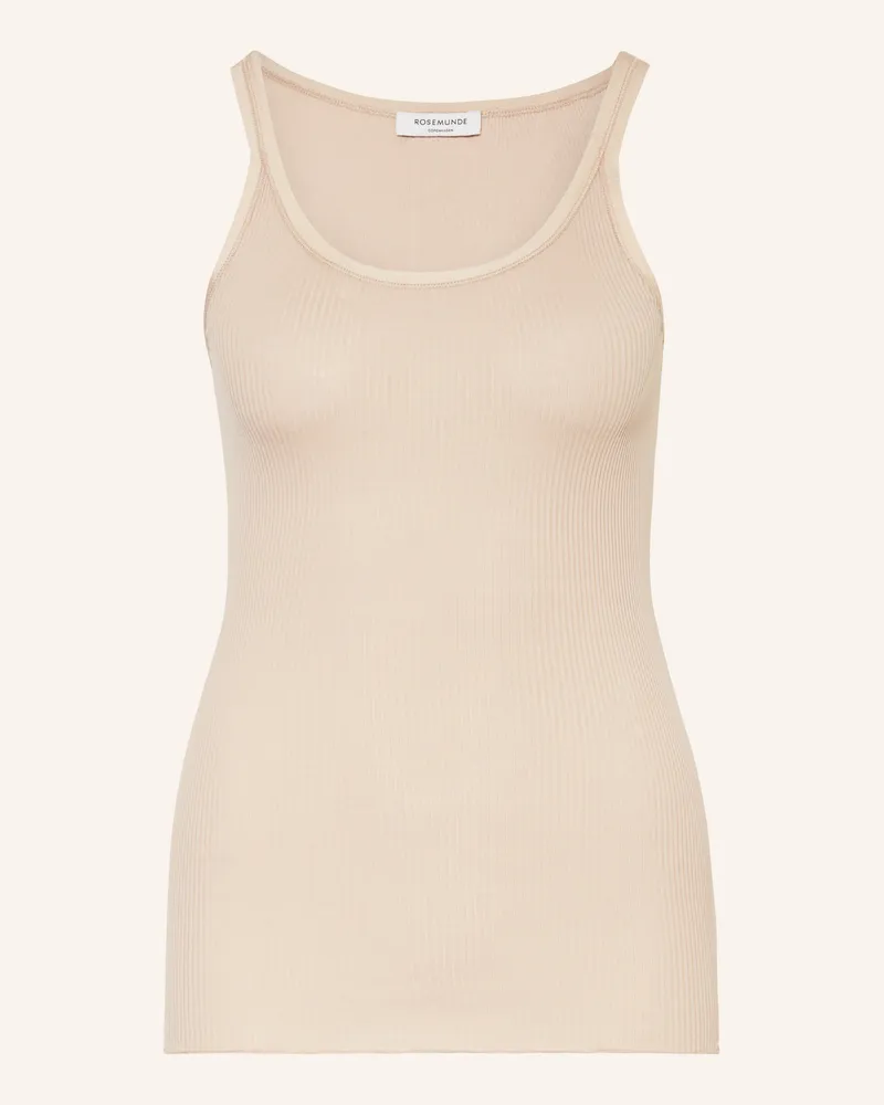 Rosemunde Seidentop Belle braun Beige