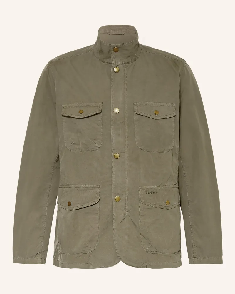 Barbour Fieldjacket Ogston gruen Oliv