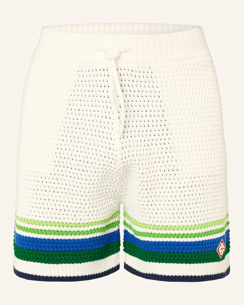 Casablanca Paris Strickshorts weiss Weiss