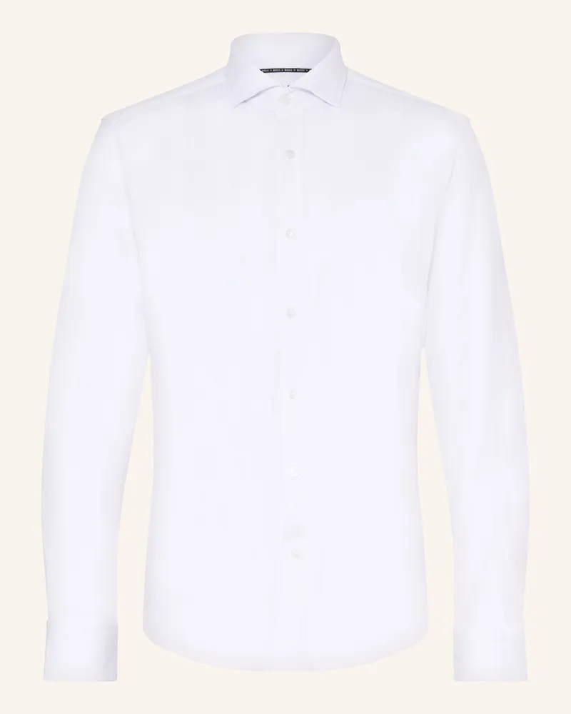 HUGO BOSS Hemd JOE Regular Fit Weiss