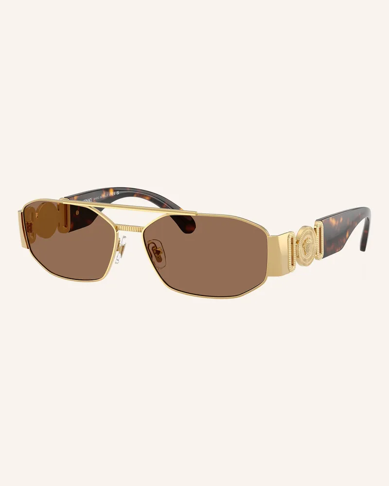 Versace Sonnenbrille ve2287 gold Braun