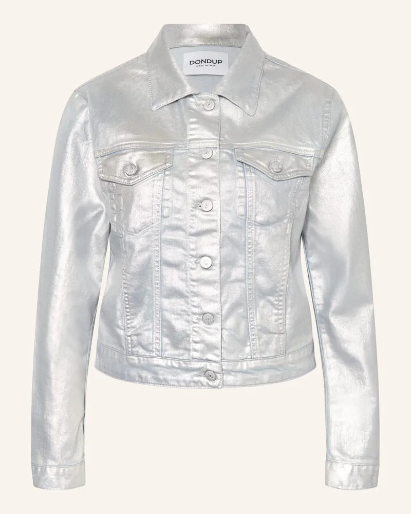 Dondup Jeansjacke Silber