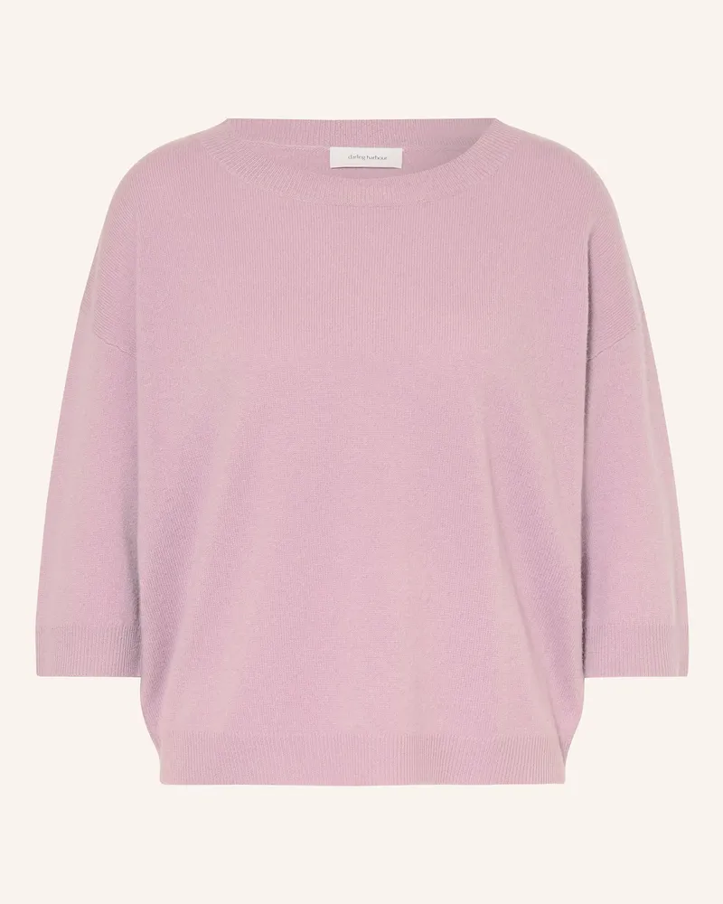 Darling Harbour Cashmere-Pullover mit 3/4-Arm Mauve