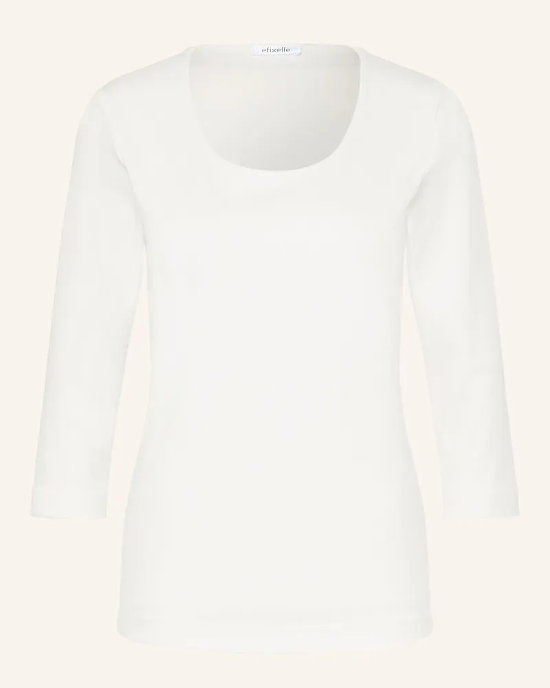 Efixelle Shirt Mit 3/4-Arm weiss Weiss