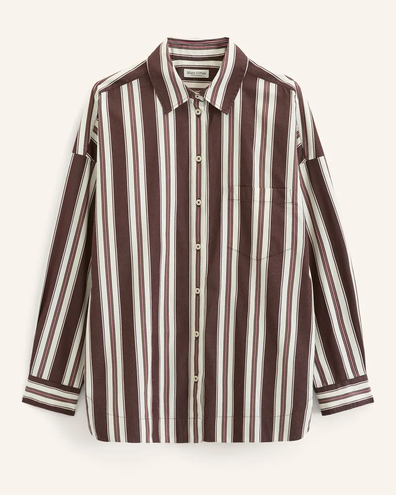 Marc O'Polo Streifenbluse rot Rot