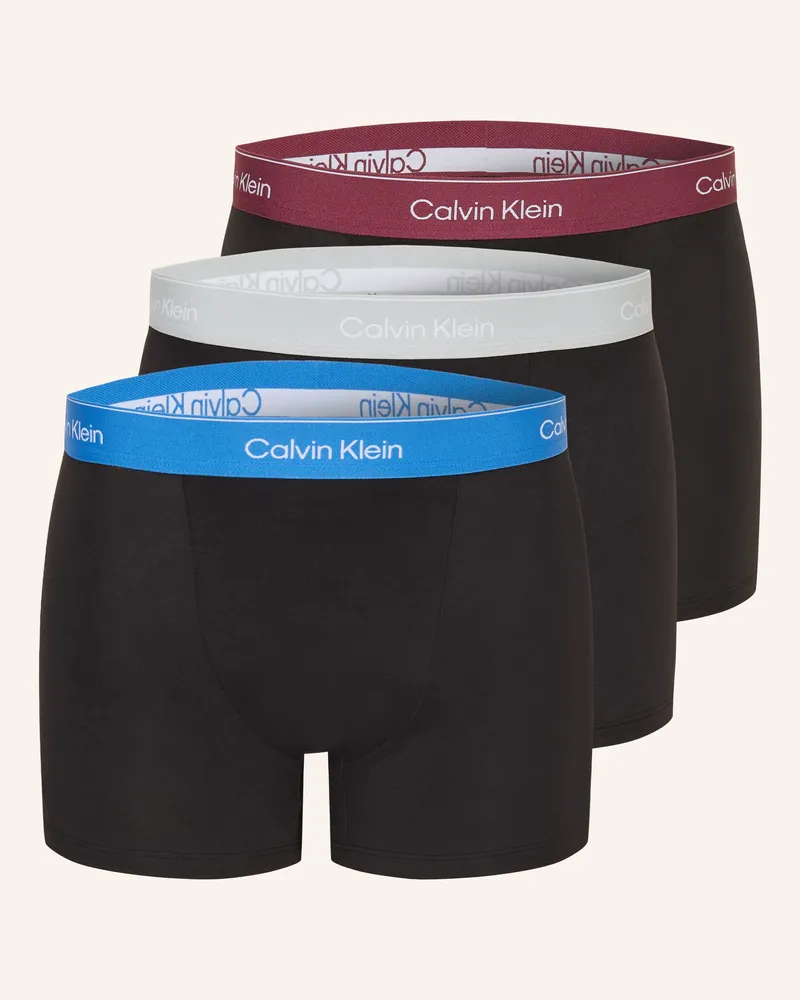 Calvin Klein 3er-Pack Boxershorts Icon Cotton Relaxed Fit schwarz Schwarz