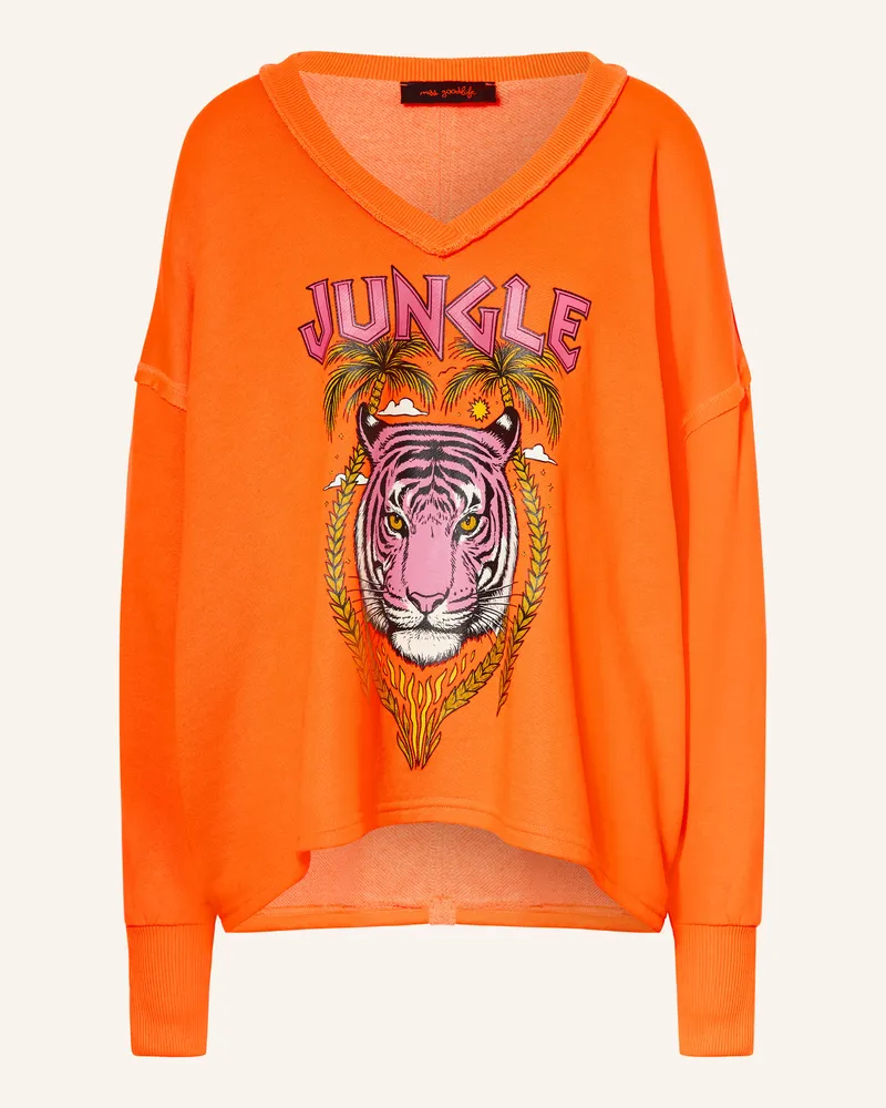 Miss Goodlife Oversized-Sweatshirt orange Neonorange