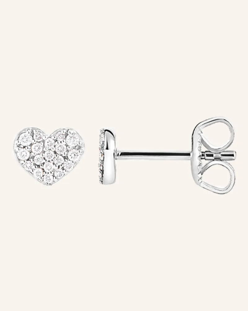 Wempe Fine Jewelry Ohrringe Minimalism silber Weissgold