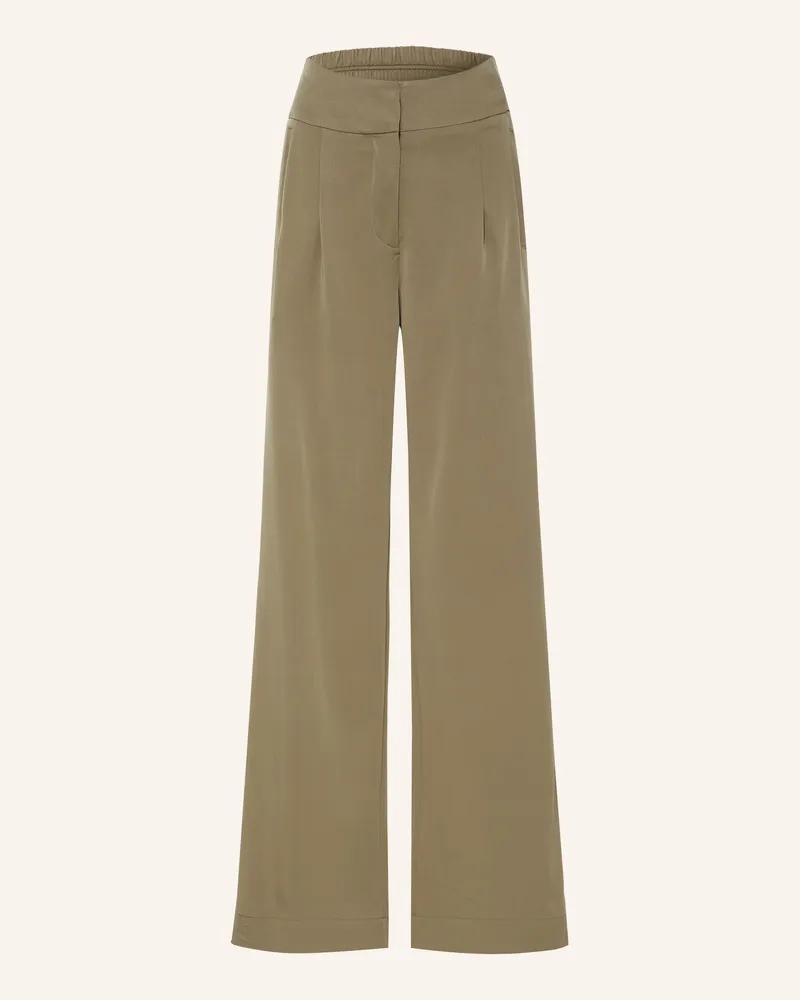 HUGO BOSS Marlenehose Tarima gruen Khaki