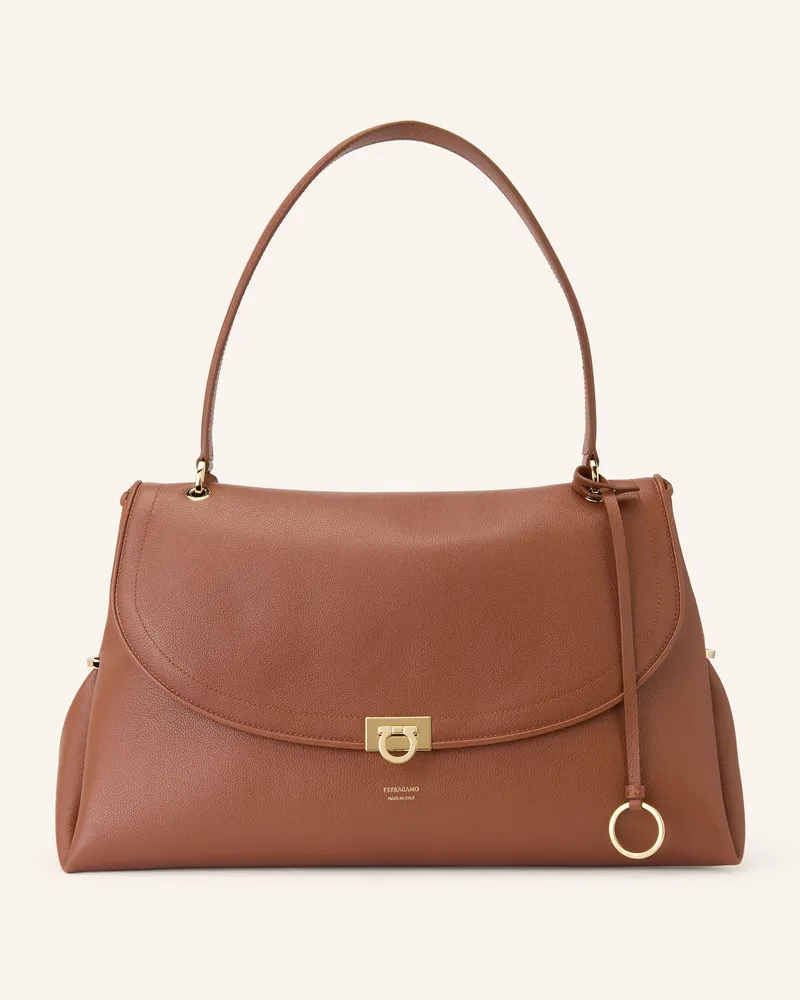 Ferragamo Schultertasche Sofia Large braun Braun