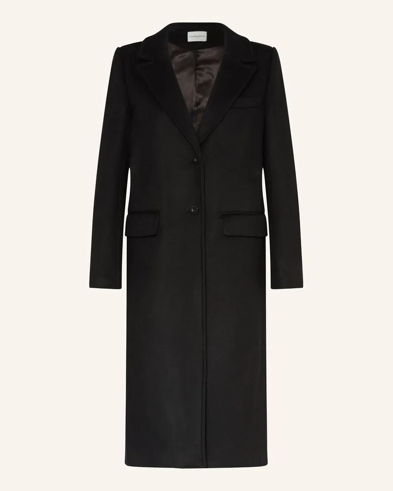 Claudie Pierlot Wollmantel Schwarz