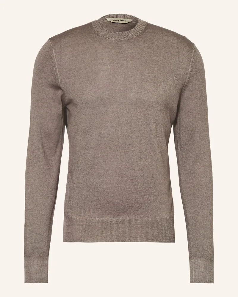 Gran Sasso Pullover braun Hellbraun