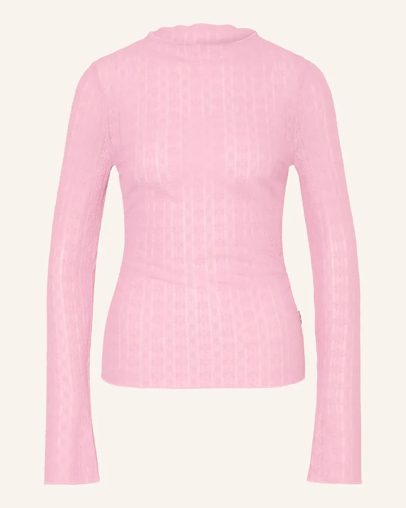 OH APRIL Longsleeve Zahara Aus Spitze rosa Rosa
