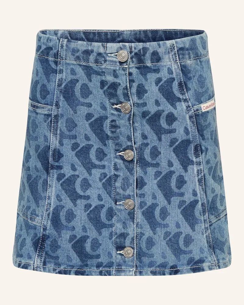 Calvin Klein Jeansrock blau Hellblau