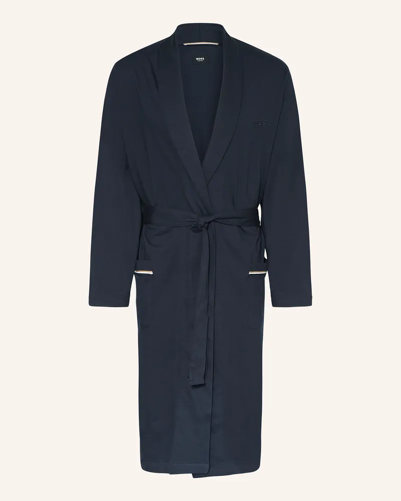 HUGO BOSS Herren-Bademantel Lord blau Dunkelblau