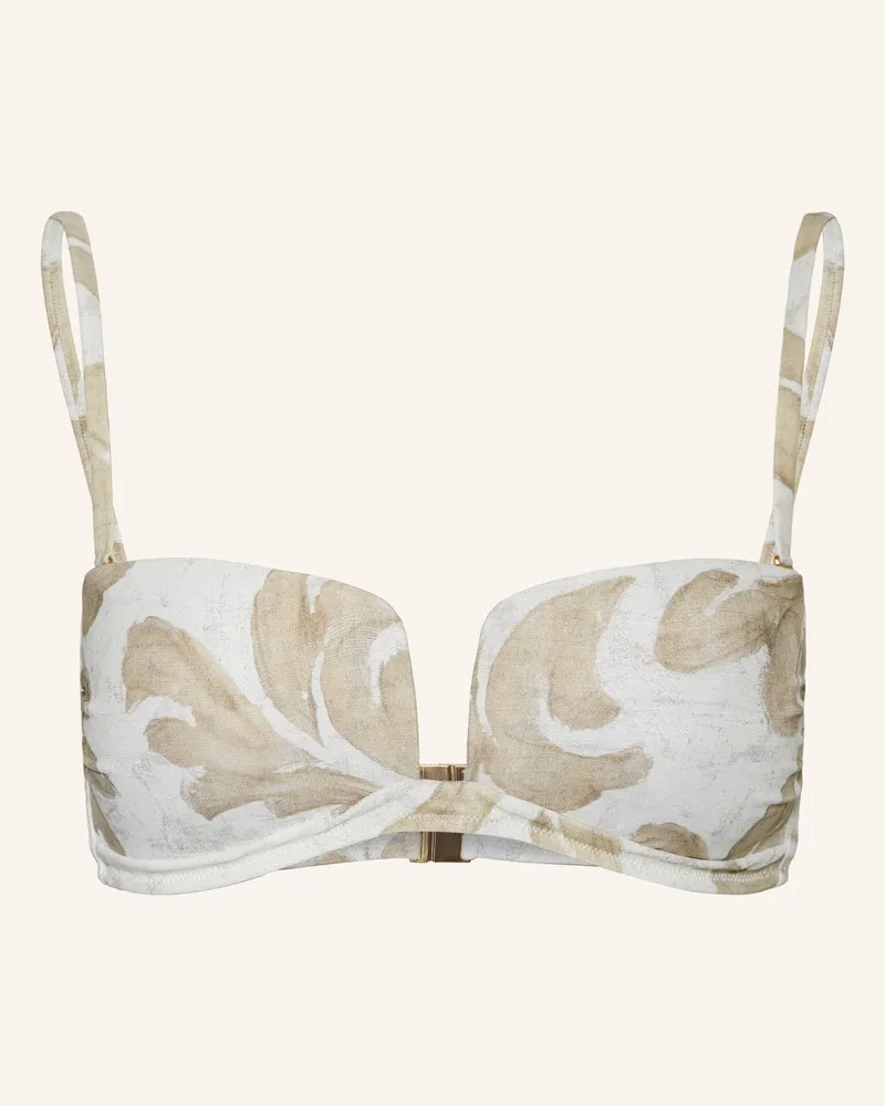 Maryan Mehlhorn Bandeau-Bikini-Top Ornation weiss Creme
