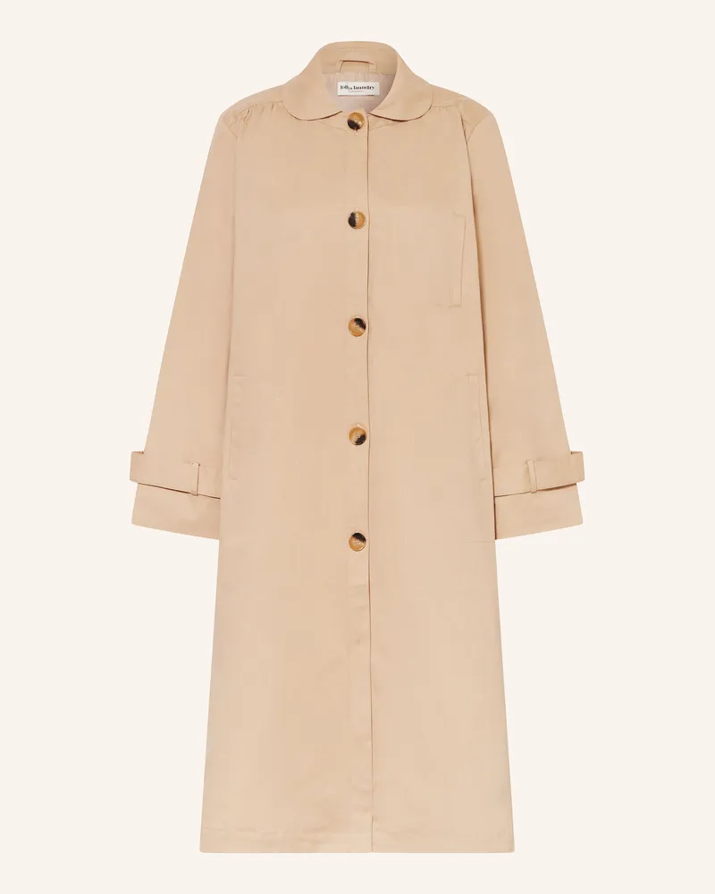 Lollys Laundry Trenchcoat Mikalall beige Hellbraun