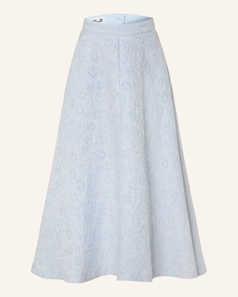 Baum und Pferdgarten Jacquard-Rock Saya blau Hellblau