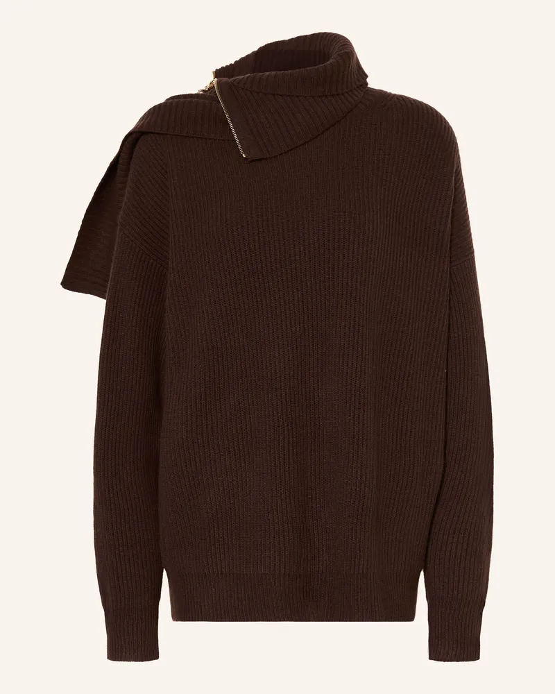 SPORTMAX Rollkragenpullover Feltro braun Dunkelbraun
